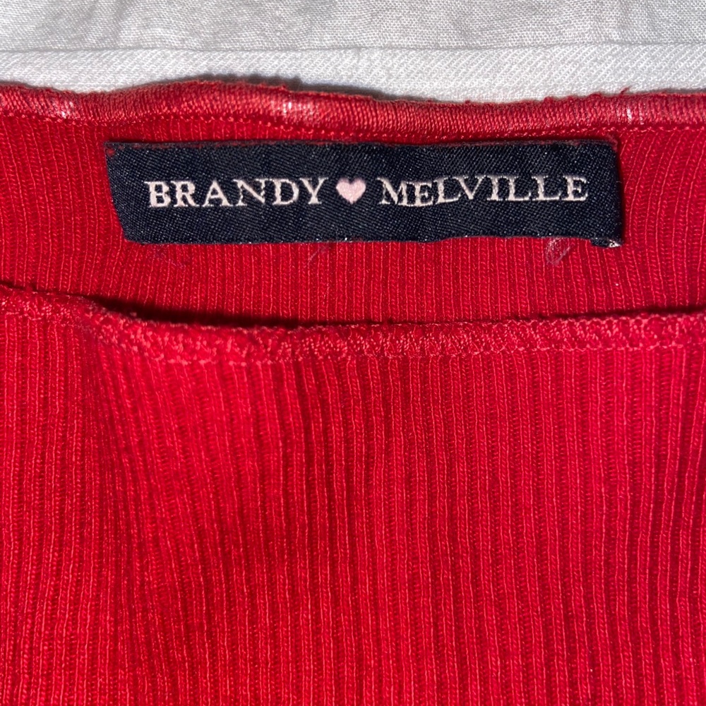 Red off the shoulder top